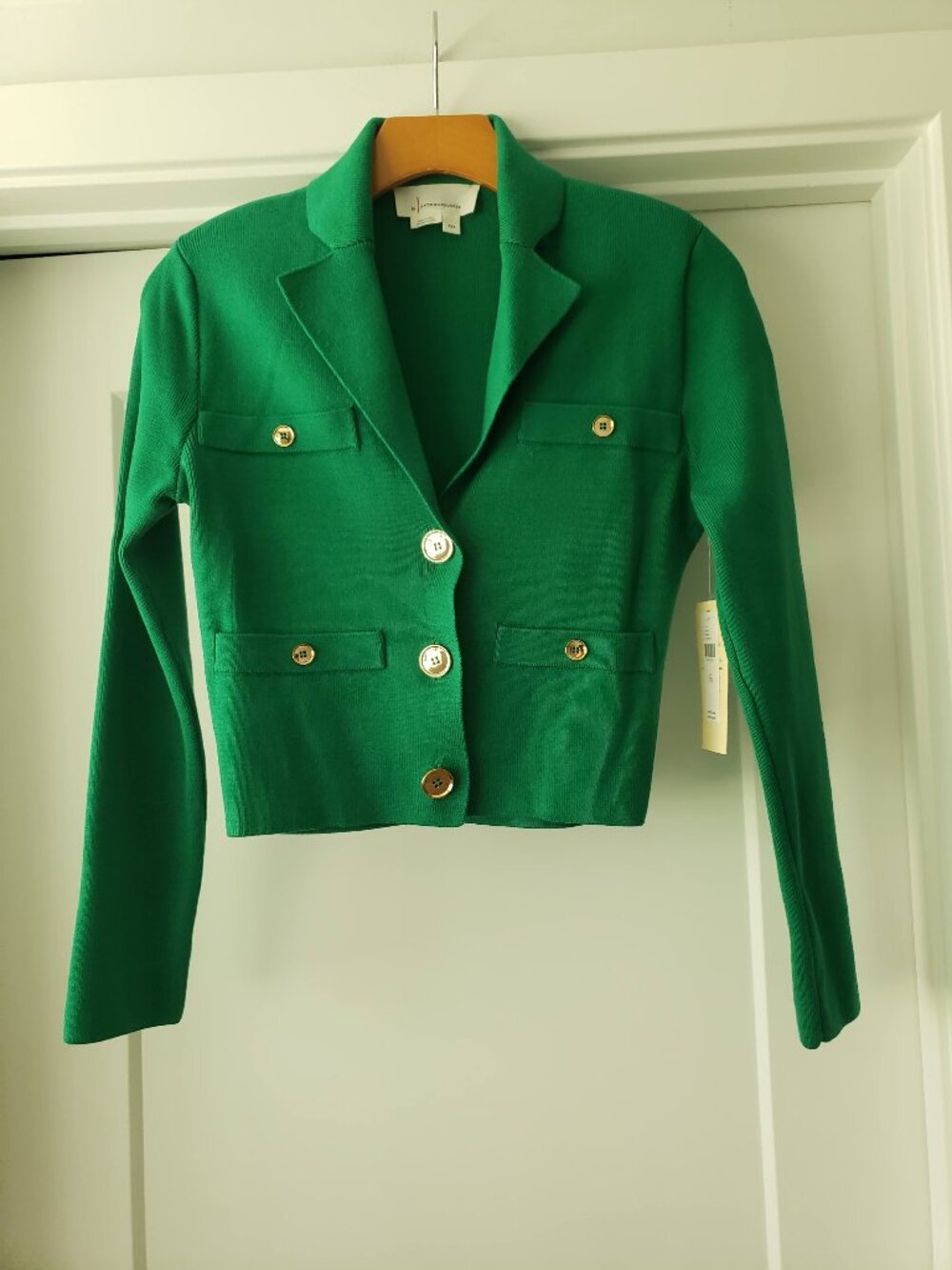 ANTHROPOLOGIE COMPACT SWEATER BLAZER SIZE XXS